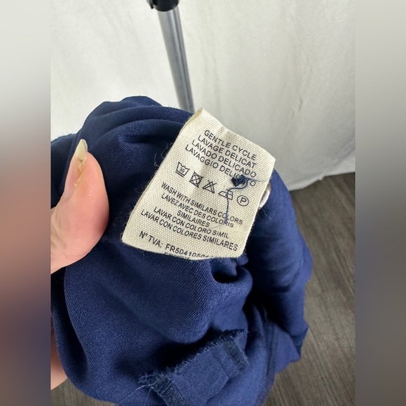 Frnch Laurine Navy Jumpsuit Size Medium (6-8) NWT - Picture 16 of 17